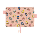 Hobonichi Techo 2026 Original Book & Cover - Candy Stripper: Random Dog & Cat (Pink) [ENG/A6/Jan Start]