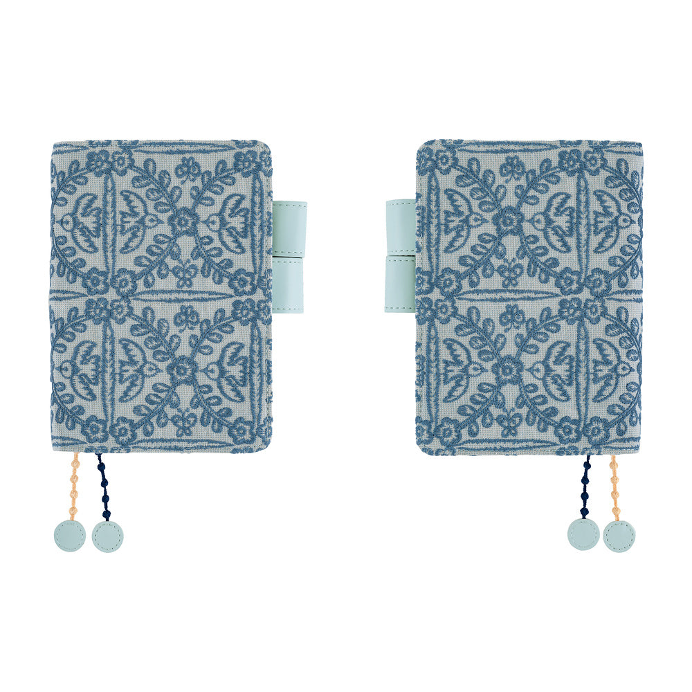 Hobonichi Techo A6 Cover – minä perhonen: felice (Blue) | Little