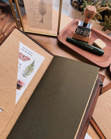 Sarica Studio Olive Green Notebook (Standard TN Size)