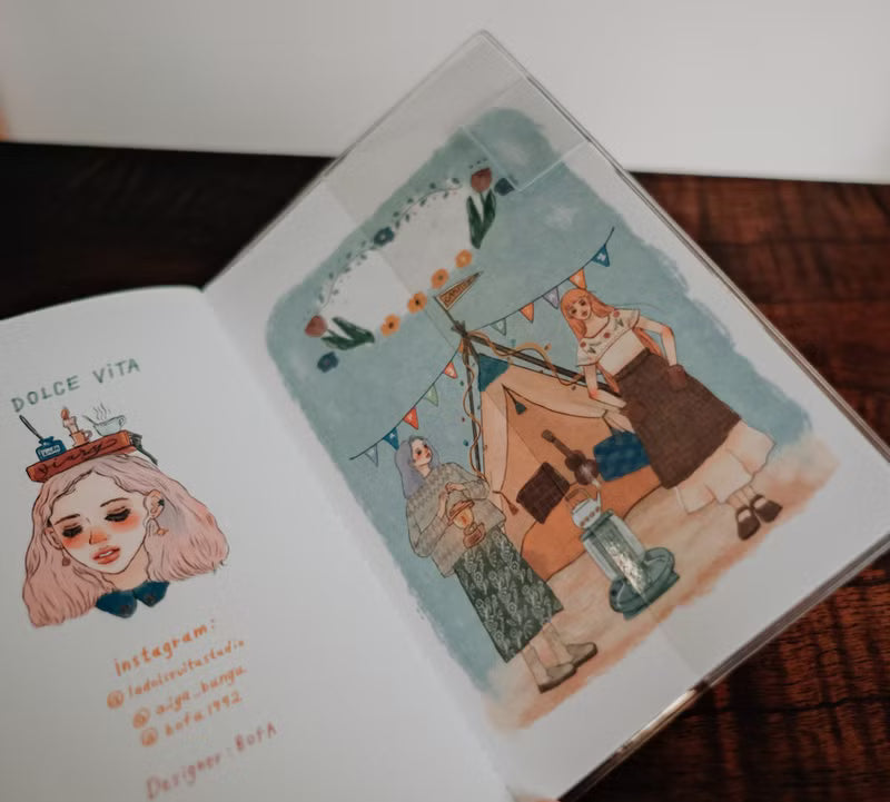 La Dolce Vita - Clear Cover for Regular Notebook