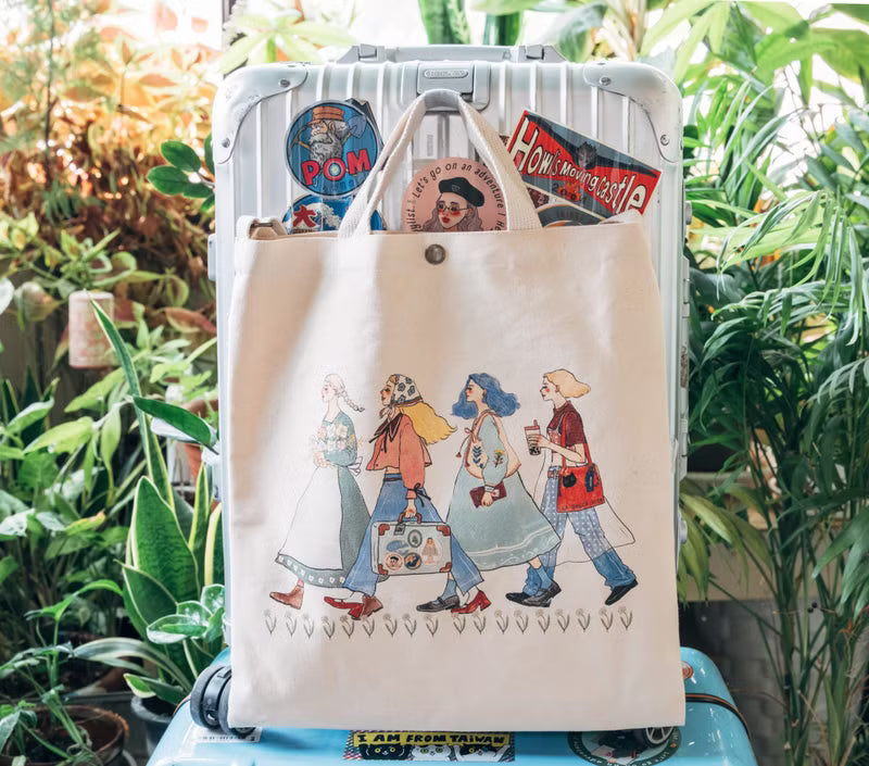 La Dolce Vita - Happy Forward Canvas Bag