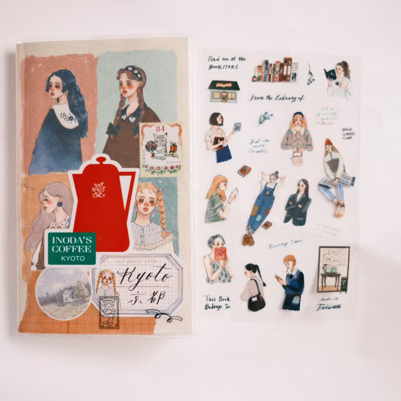 La Dolce Vita - Bookstore Life Sticker Set of 2