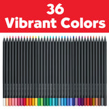 Faber-Castell Black Edition Colored Pencils - Box of 36