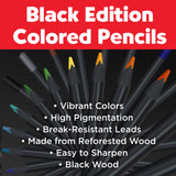 Faber-Castell Black Edition Colored Pencils - Box of 12
