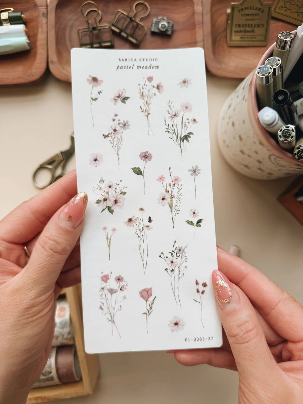 Sarica Studio Pastel Meadow Stickers