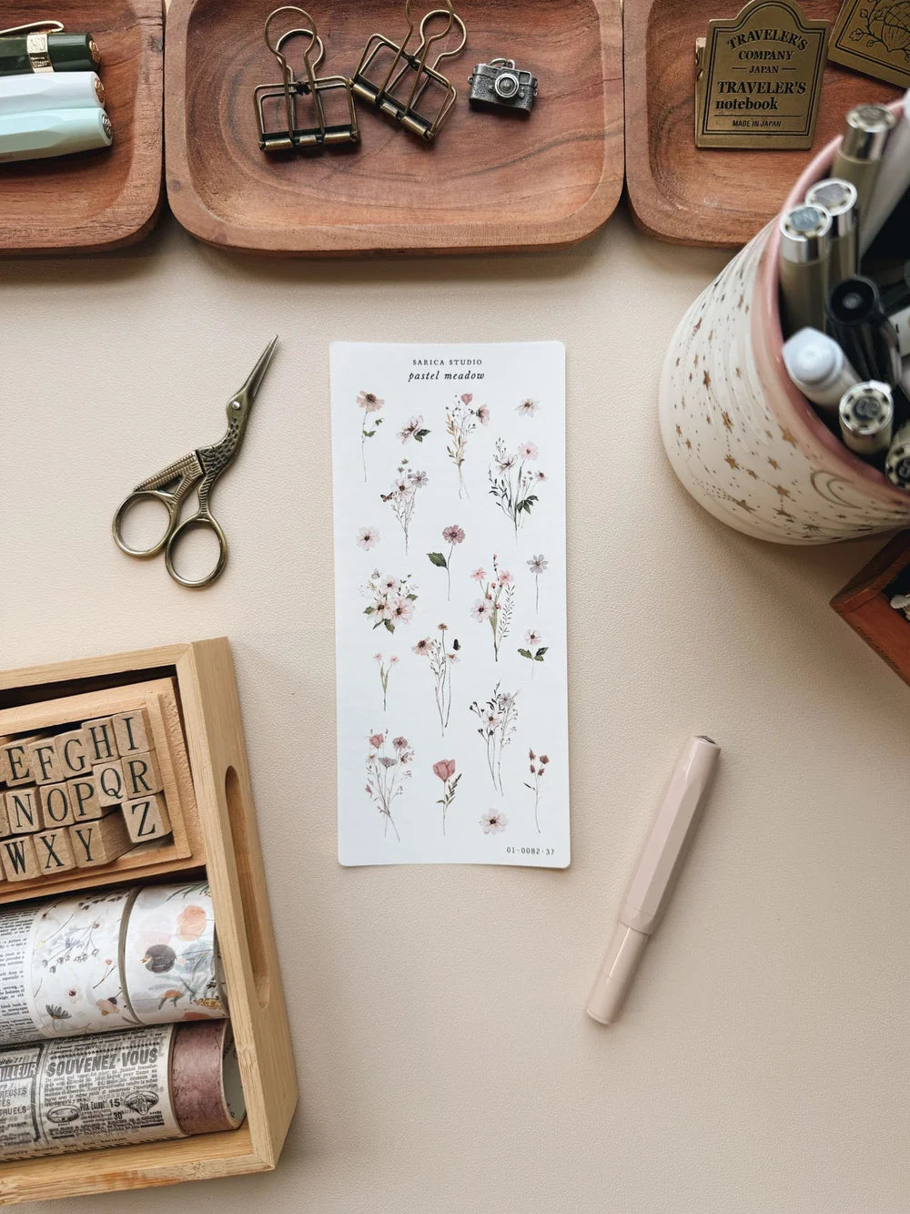 Sarica Studio Pastel Meadow Stickers