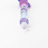 Pastel Purple Cat Glass Dip Pen with Pen Rest