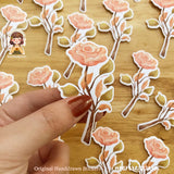 PaperaicaShop Rose Vinyl Sticker
