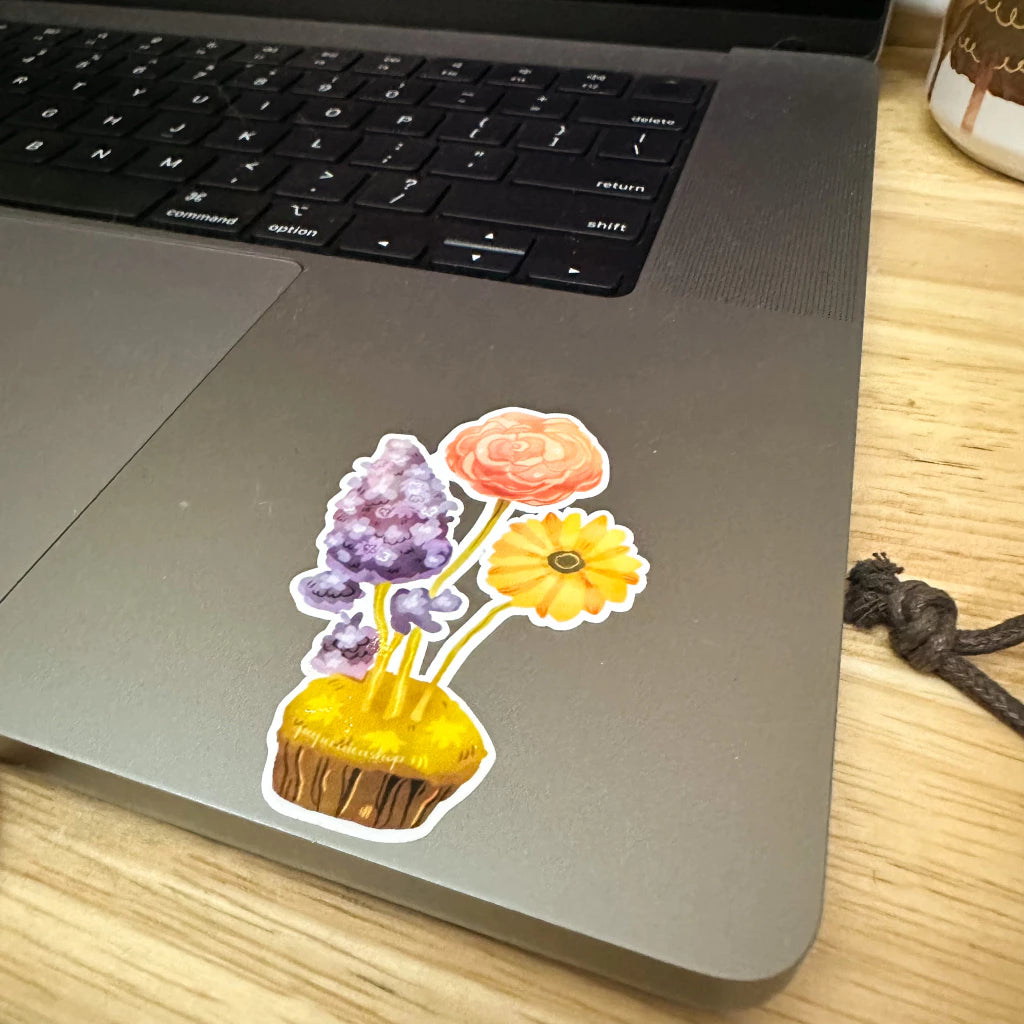 PaperaicaShop Spring Flower Bloom Vinyl Sticker