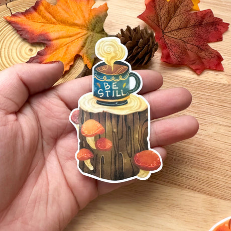 PaperaicaShop Be Still Vinyl Sticker