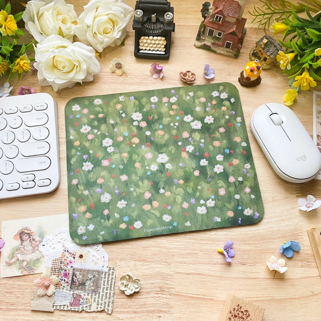 PaperaicaShop Flower Bed Mouse Pad