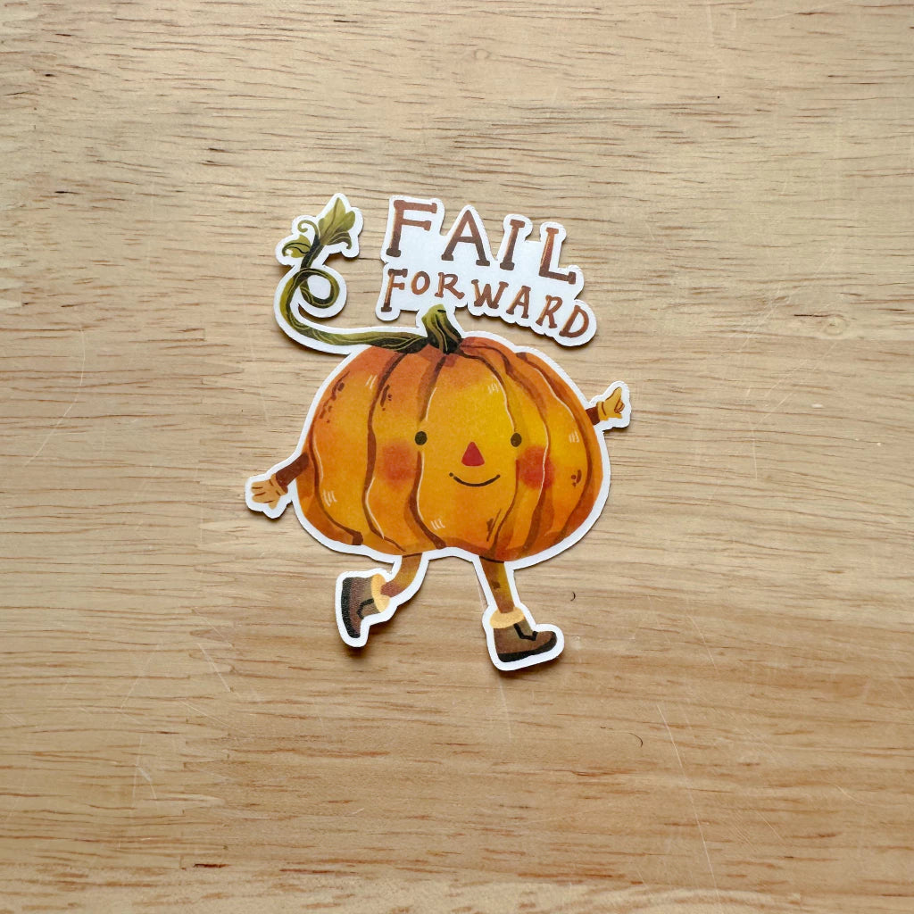 PaperaicaShop Fail Forward Vinyl Sticker