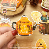 PaperaicaShop Let Life Flow Vinyl Sticker