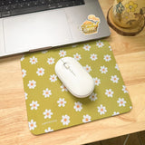 PaperaicaShop Olive Daisy Mouse Pad