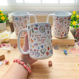 PaperaicaShop Spring Doodles, Enjoy the Little Things Mug