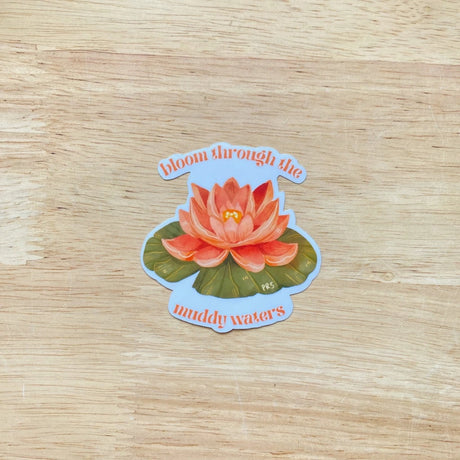PaperaicaShop Lotus Flower Vinyl Sticker