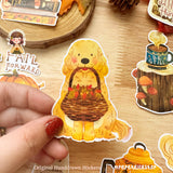 PaperaicaShop Autumn Doggo Vinyl Sticker