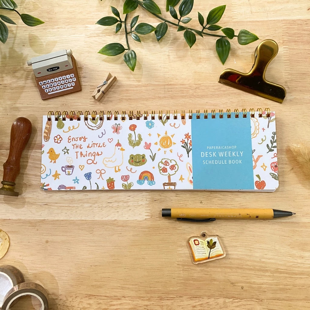 PaperaicaShop Weekly Schedule Book
