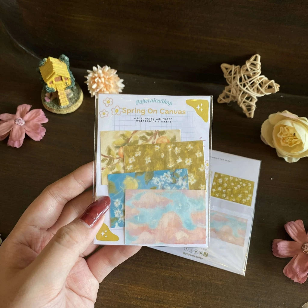 PaperaicaShop Spring On Canvas Sticker Pack