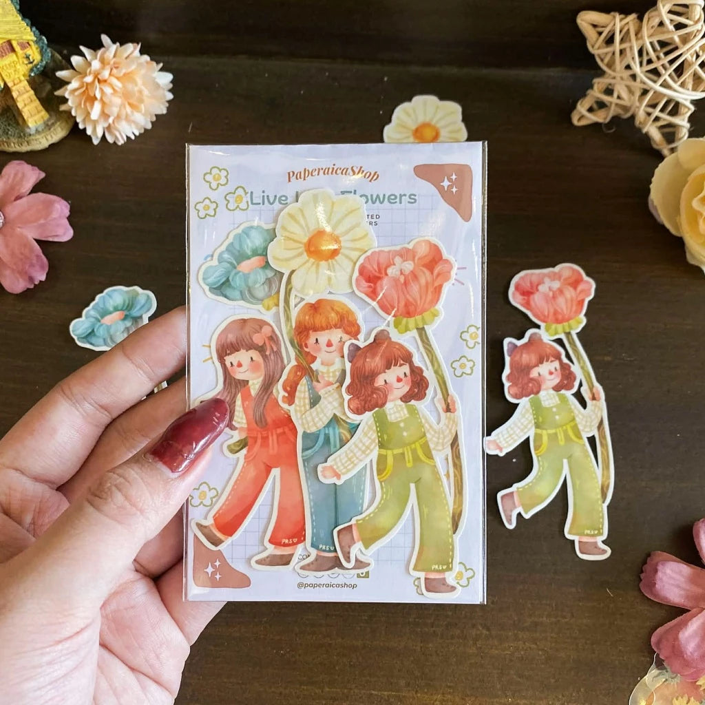 PaperaicaShop Live Like Flowers Sticker Pack
