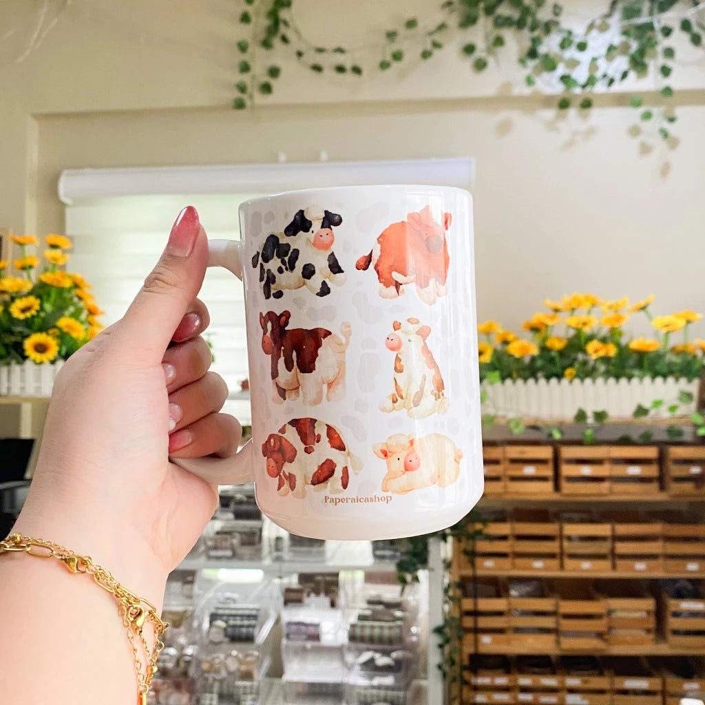 PaperaicaShop Fluffy Cows Mug
