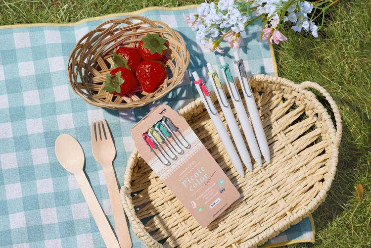 Uni-ball One Gel Pen 0.38mm - Picnic Color 4 Colors Set
