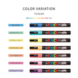 POSCA Paint Marker 7-Color PC-3M Pastel Color Set
