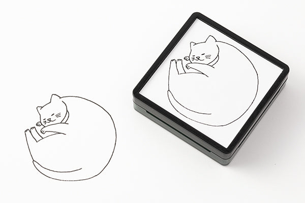 Midori Pre-inked Stamp-Cat