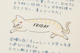 Midori Pre-inked Stamp Half Size-Cat