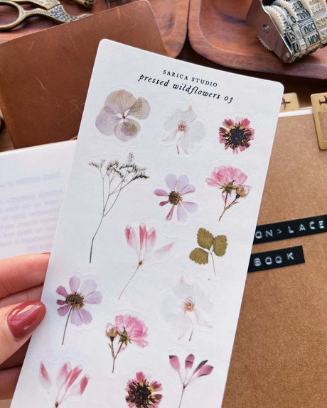 Sarica Studio Pressed Wildflowers 03 Stickers