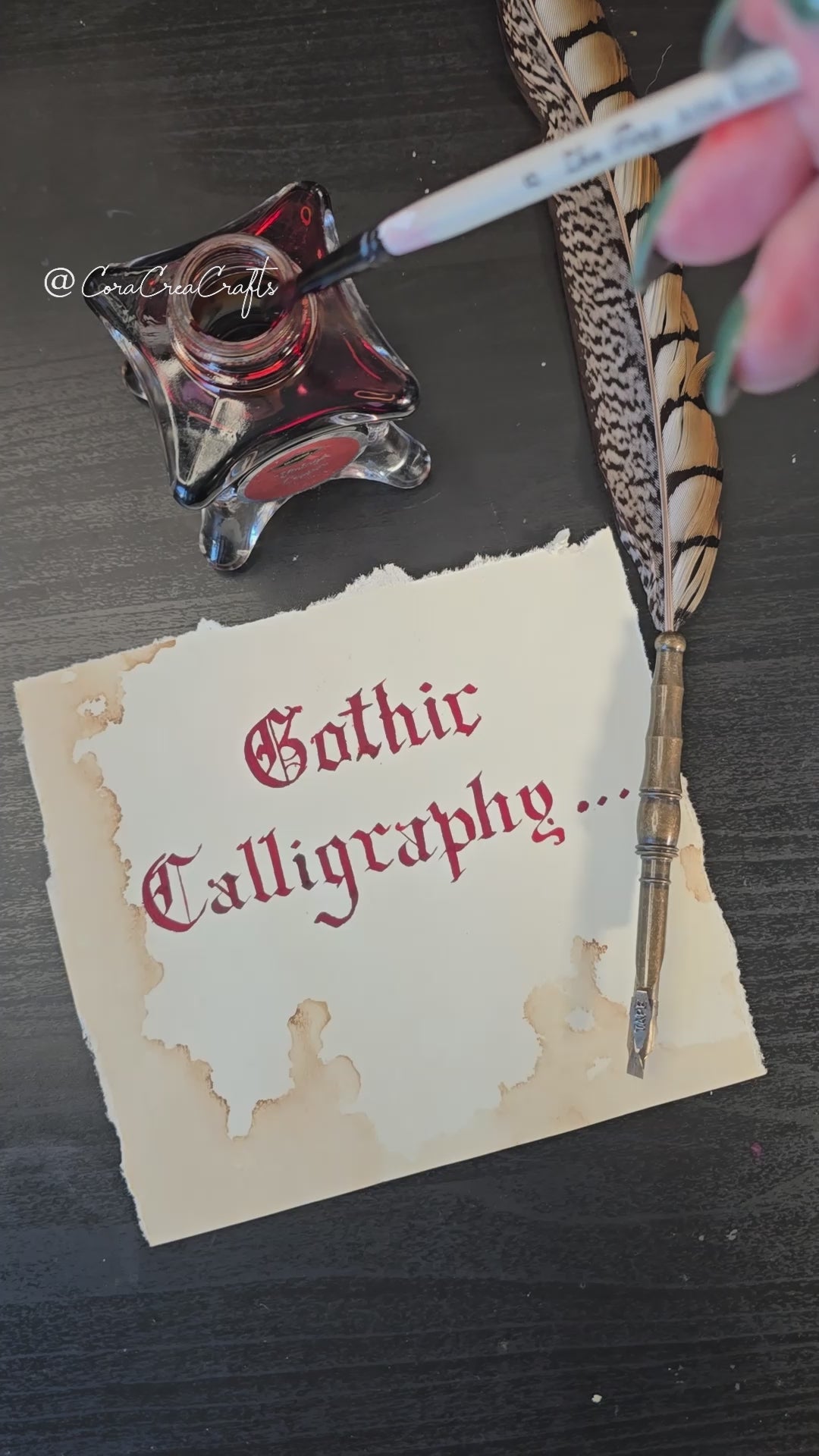 Gothic Calligraphy for the Spooky Season with Coralie