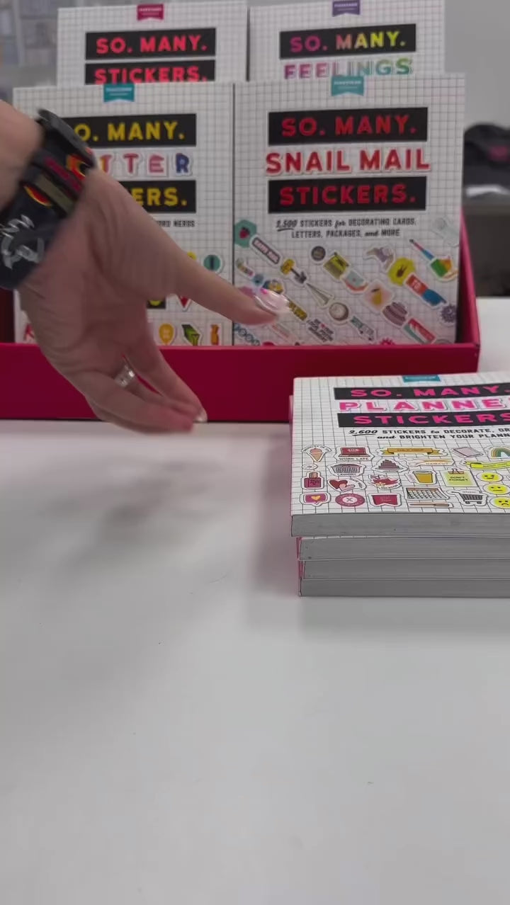 So. Many. Stickers. Pipsticks Sticker Book