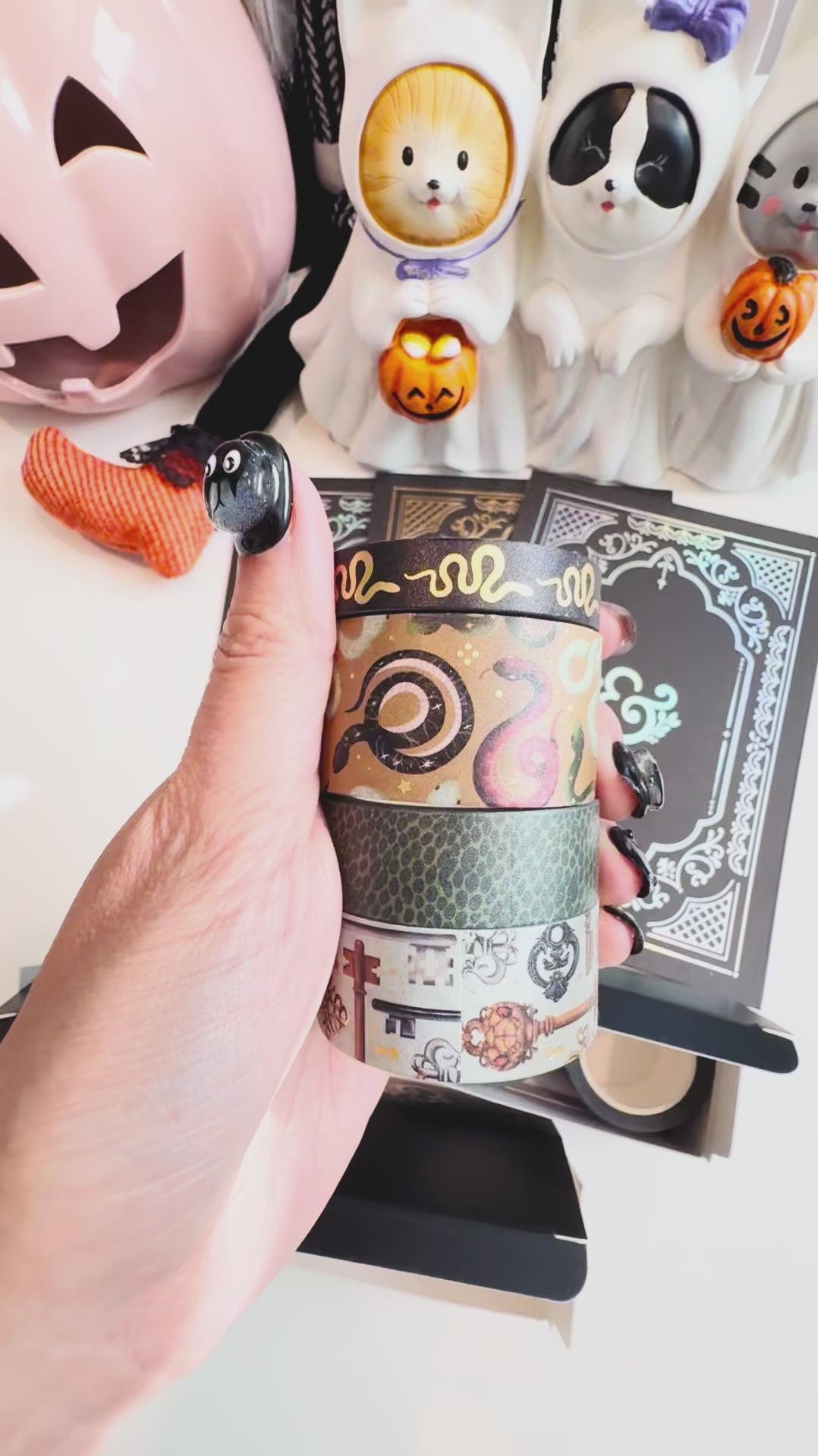 Archer and Olive Coiled Key Washi Tape Set