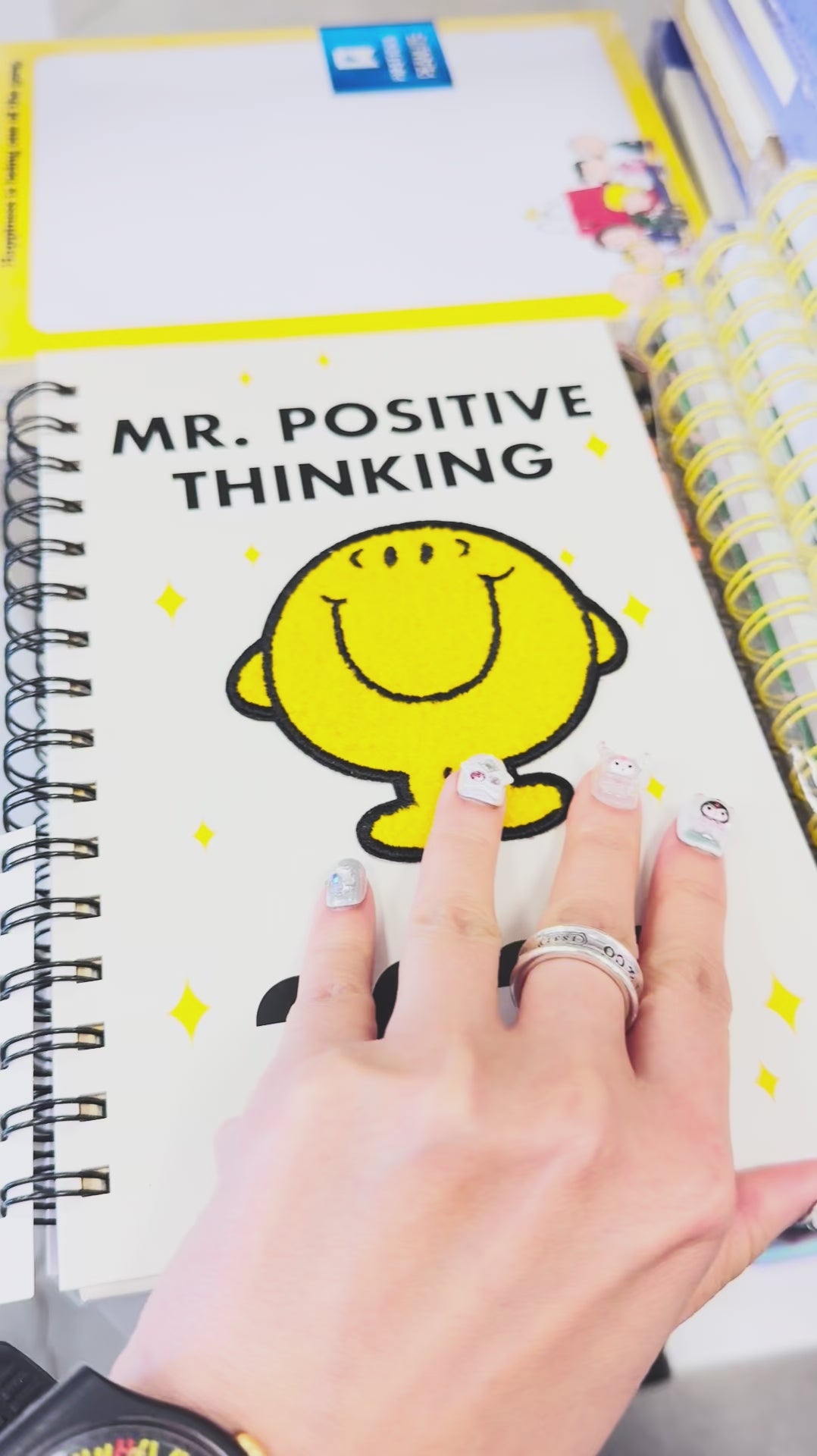 2026 Mr. Positive Thinking Chenille Patch Planner