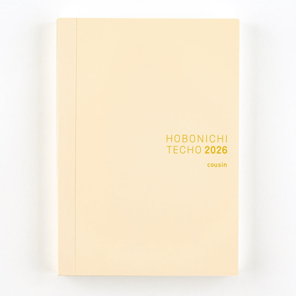 Hobonichi 2026 English Cousin Book [A5/Jan Start/Mon Start],