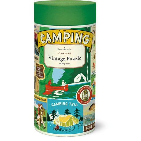 Camping 1,000 Piece Puzzle Cavallini & Co
