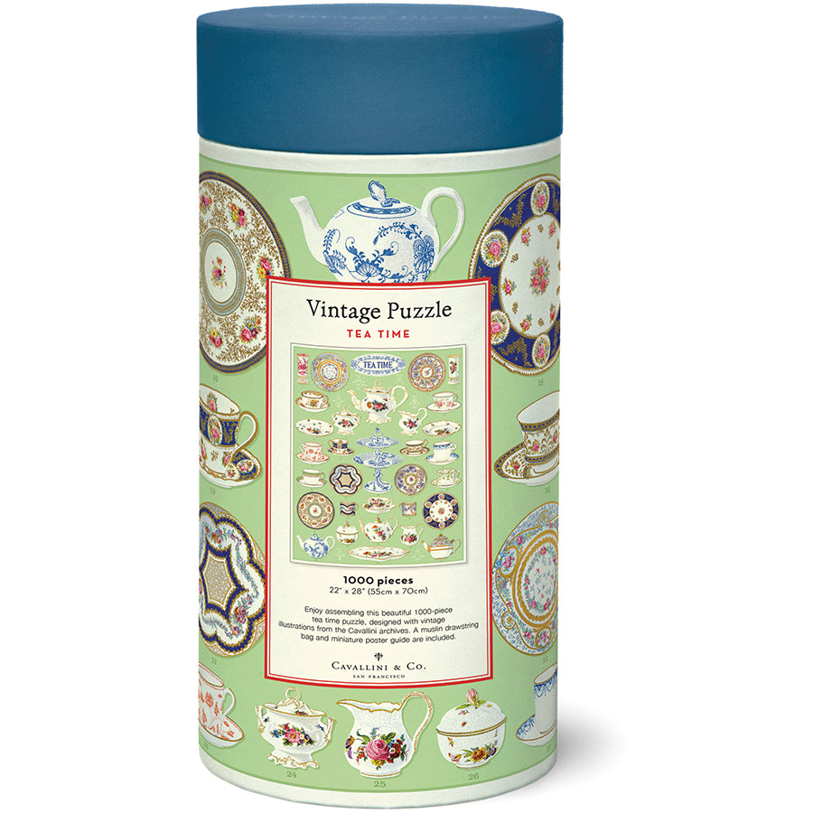 Cavallini & Co 1,000 Piece Puzzle - Tea Time