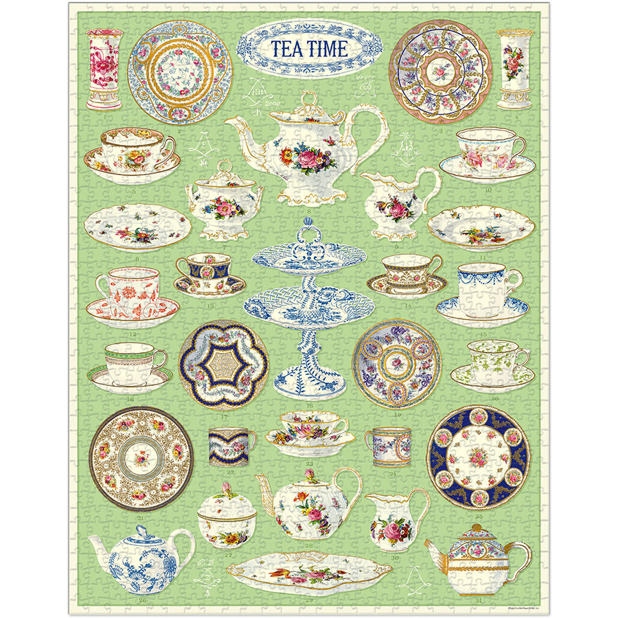 Cavallini & Co 1,000 Piece Puzzle - Tea Time