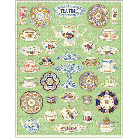 Cavallini & Co 1,000 Piece Puzzle - Tea Time