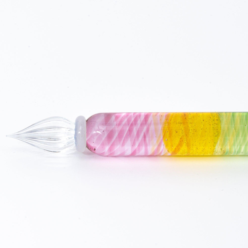 Rainbow Short Glass Dip Pen