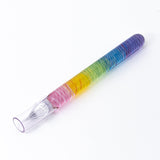 Rainbow Short Glass Dip Pen