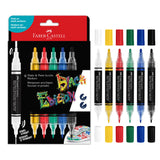 Faber-Castell Black Edition Shake & Paint Markers - Classic 6ct