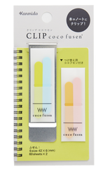 Kanmido Coco Fusen Small Metal Clip - Lime