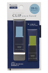 Kanmido Coco Fusen Medium Metal Clip - Smoke Blue