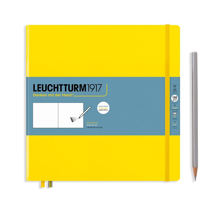 Leuchtturm1917 Square Hardcover Sketchbook Lemon