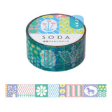 SODA Transparent Masking Tape - Retro