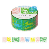 SODA Transparent Masking Tape - Papercut (Die-cut)