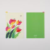 Hobonichi Pencil Board for A5 - Keiko Shibata: Swaying Tulips