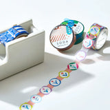 SODA Transparent Masking Tape - Pottery (Pink Gold Foil)