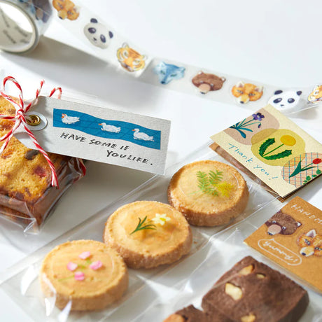 SODA Transparent Masking Tape - Zoo (Sticker Roll)